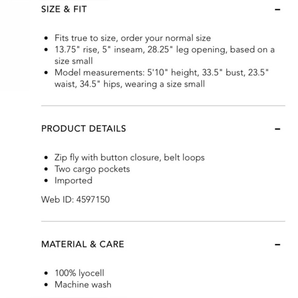 Blank NYC High Waisted Cargo Short - Picture 4 of 6